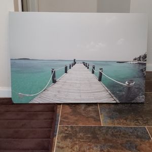 Water / Dock Art Canvas